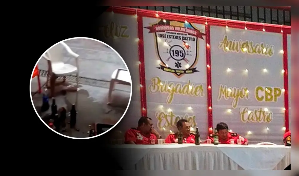 Artuyro Huancas minimizó los hechos que sicedieron en la sede de la compañía de bomberos. Foto: composición/ La República