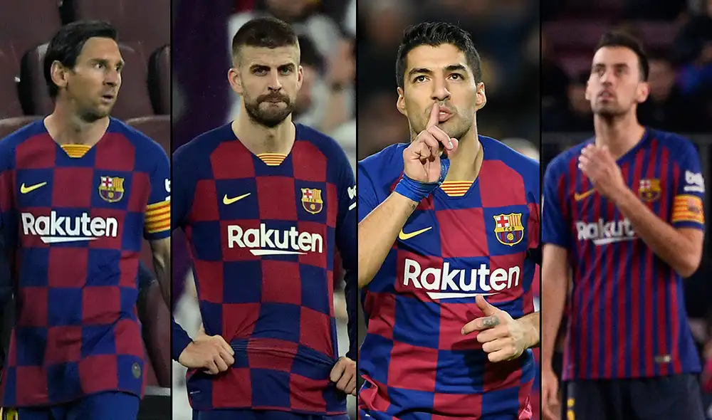 Sin Lionel Messi ni los referentes: el 11 renovado del Barcelona. Foto: AFP Sin Lionel Messi ni los referentes: el 11 renovado del Barcelona. Foto: AFP