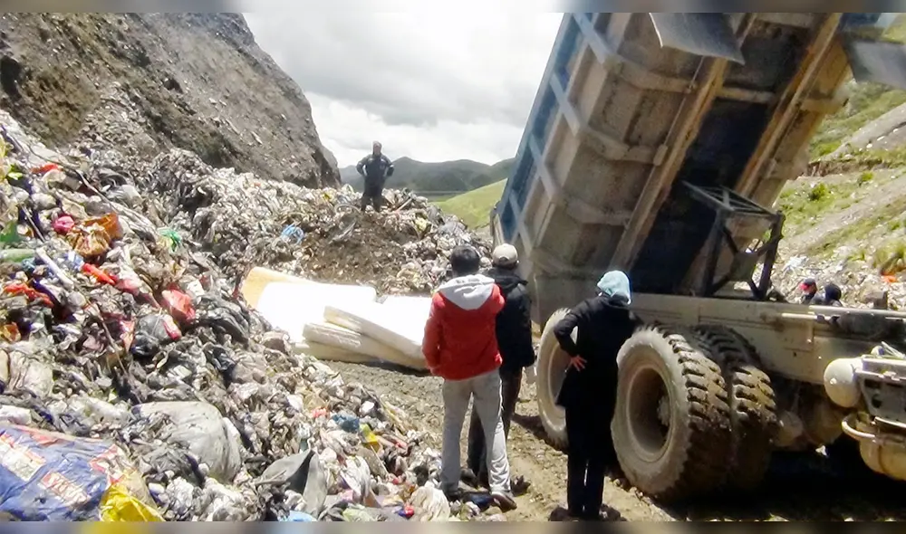 Pasco: Contraloría advierte inminente colapso de botadero Rumiallana