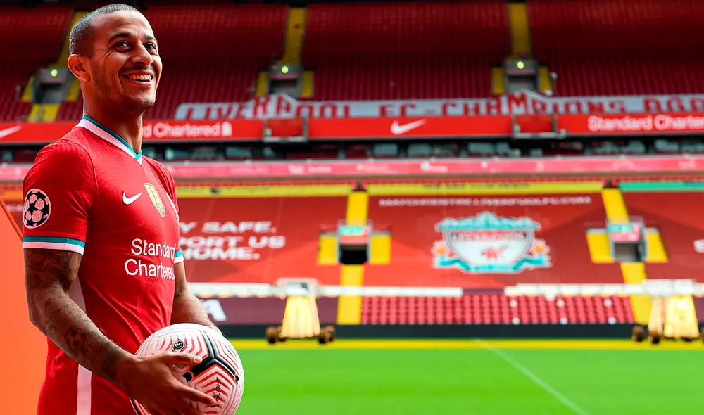Thiago Alcántara dejó el Bayern Múnich para fichar por Liverpool. Foto: Prensa Liverpool/@LFC