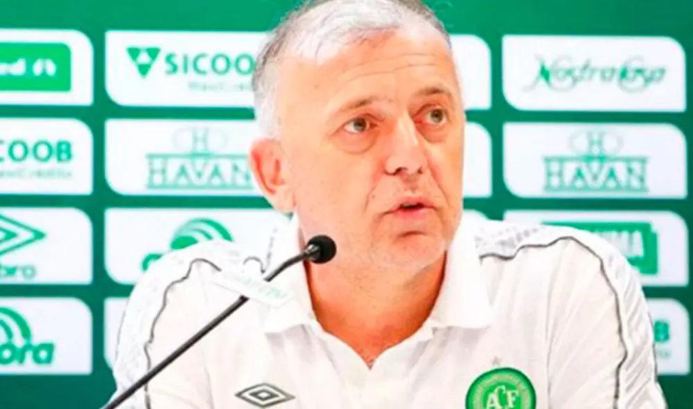 Paulo Ricardo Magro presidía el Chapecoense desde agosto de 2019. Foto: AFP Paulo Ricardo Magro presidía el Chapecoense desde agosto de 2019. Foto: AFP