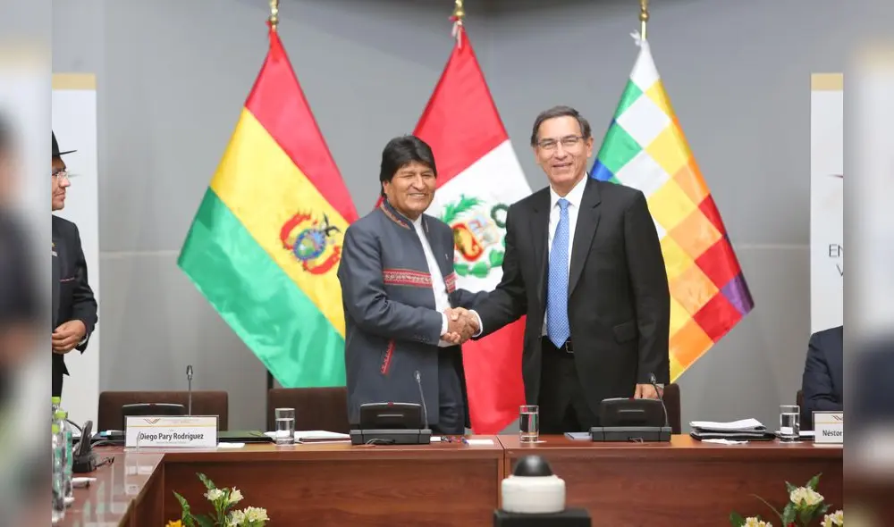 Gabinete Binacional Martin Vizcarra y Evo Morales