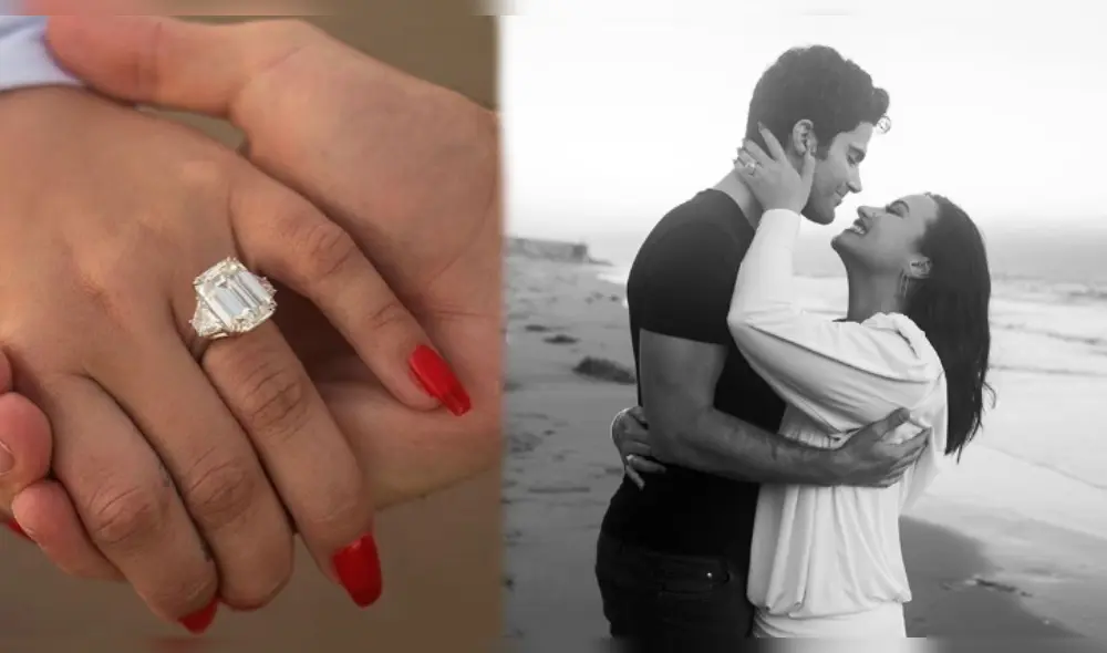 Demi Lovato y Max Ehrich se comprometieron y lo anunciaron en Instagram