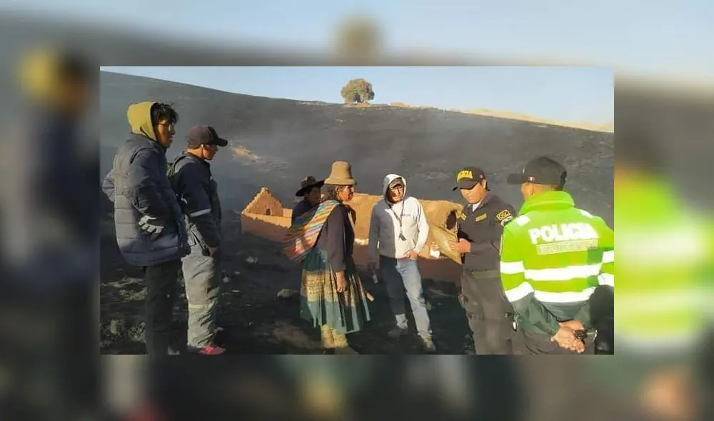 Incendio ocasionó pérdidas materiales. Foto: Kleber Sánchez /URPI LR