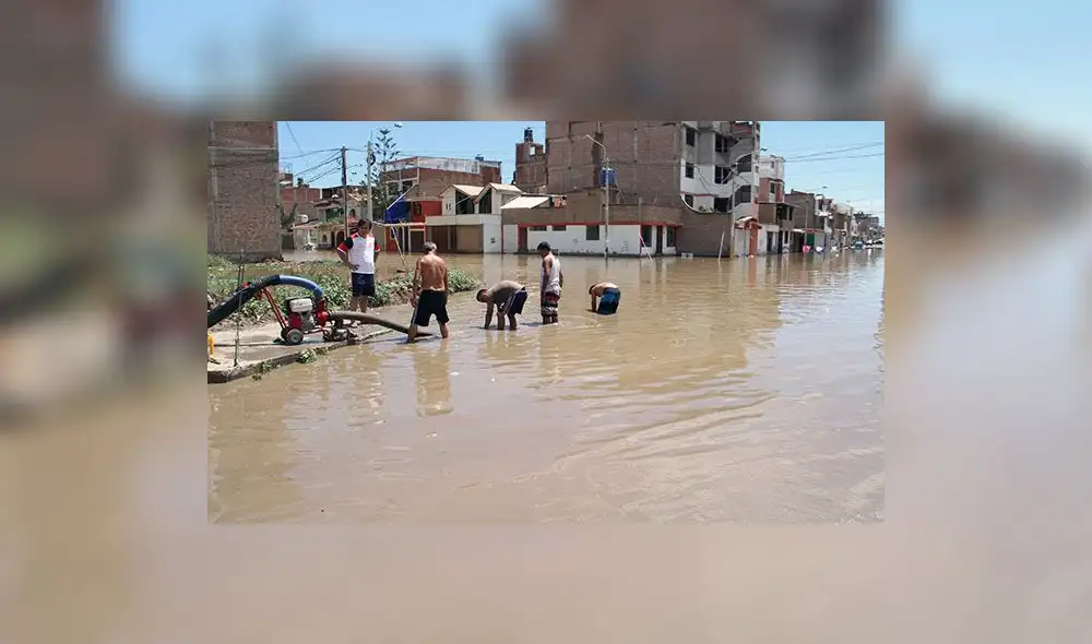 Chiclayo: exoneran por tres meses del pago del servicio de alcantarillado a la población