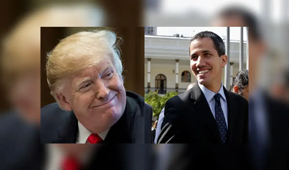 Trump llamó a Guaidó para felicitarlo por autoproclamarse presidente de Venezuela