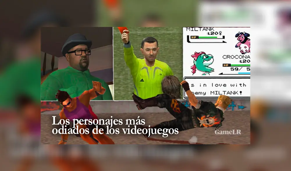 Los personajes más odiados de los videojuegos.