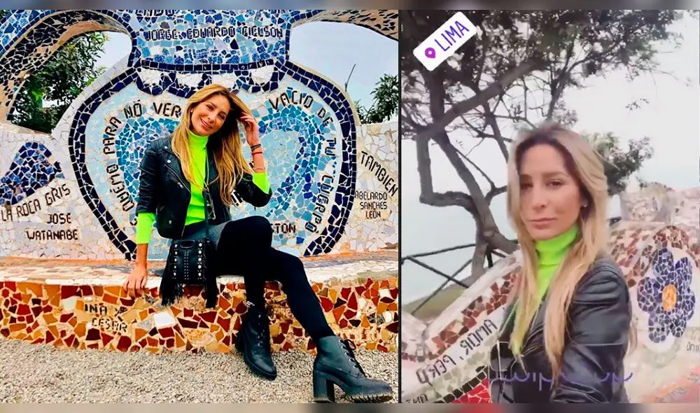 Geraldine Bazán se pasea por Lima con sus hijas Geraldine Bazán se pasea por Lima con sus hijas