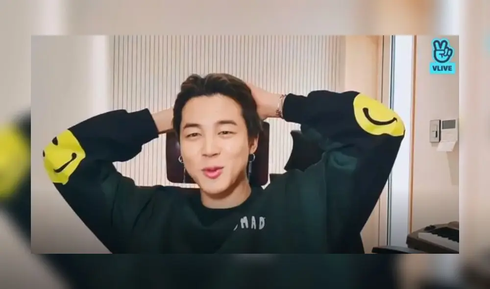 Jimin reapareció en V Live para alegría de sus ARMY.