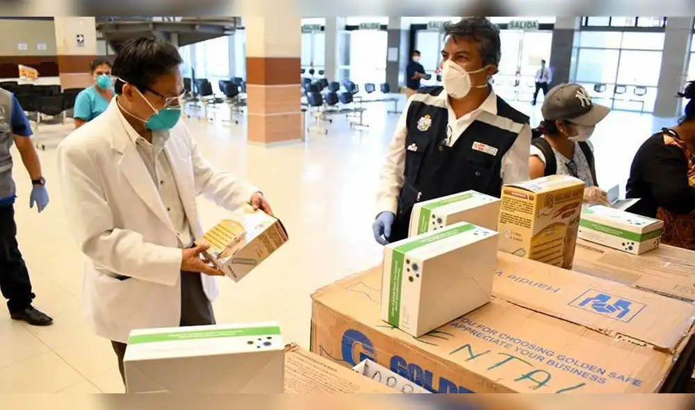 Pruebas rapidas llegaron a la región Lambayeque.