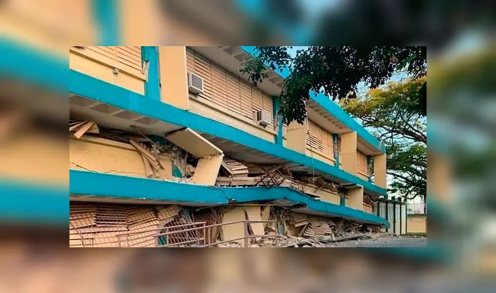 Fuertes sismos en Puerto Rico dejaron una persona muerta y otras ocho heridas. Foto: Twitter Fuertes sismos en Puerto Rico dejaron una persona muerta y otras ocho heridas. Foto: Twitter