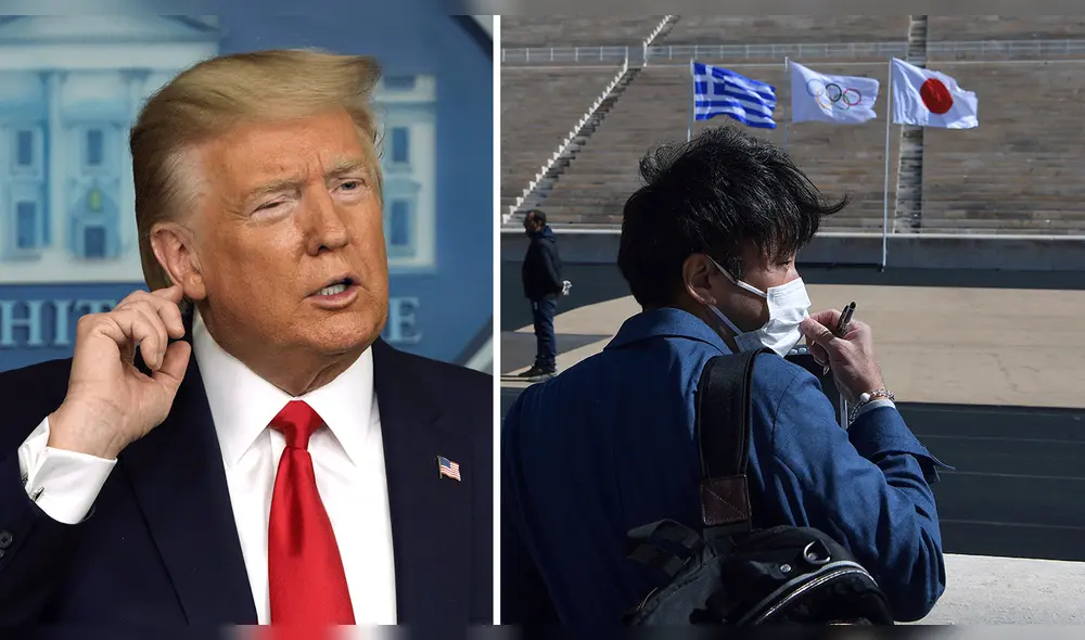 Tokio 2020: Donald Trump pide cancelar los Juegos Olimpicos por coronavirus. FOTO: AFP Tokio 2020: Donald Trump pide cancelar los Juegos Olimpicos por coronavirus. FOTO: AFP