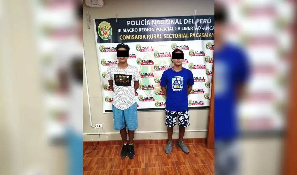 Intervienen a dos menores de banda "Los Pulpines de Pacasmayo" Intervienen a dos menores de banda "Los Pulpines de Pacasmayo"