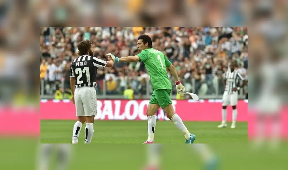Buffon y Pirlo