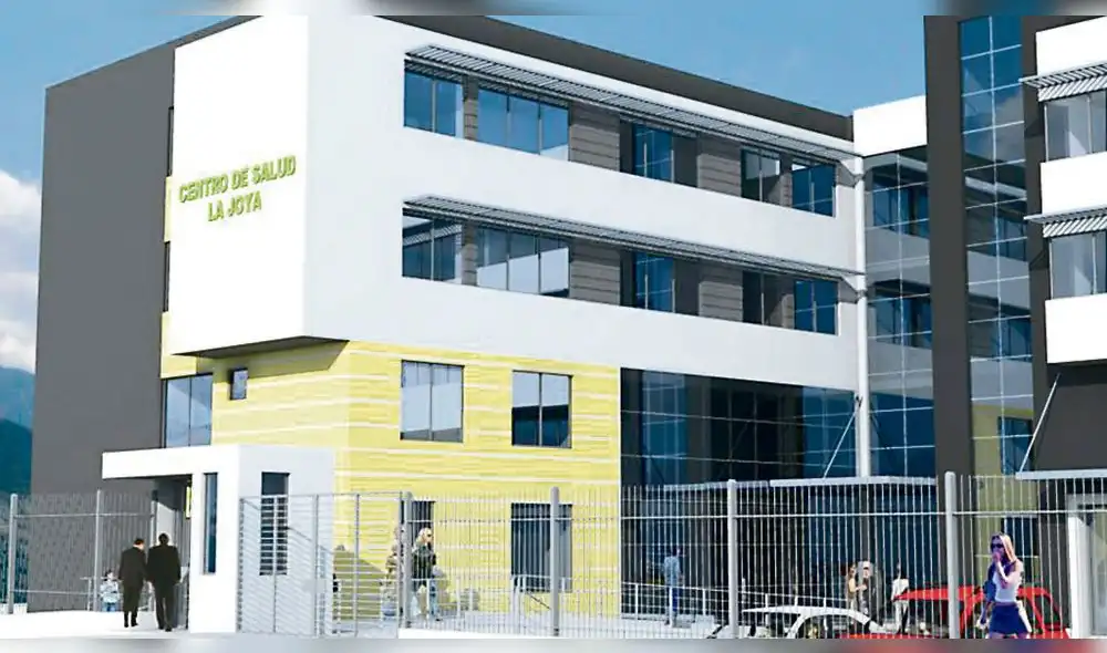en Maqueta. Hospital de La Joya debió terminar así. Pero obra esta detenida más de un año. en Maqueta. Hospital de La Joya debió terminar así. Pero obra esta detenida más de un año.