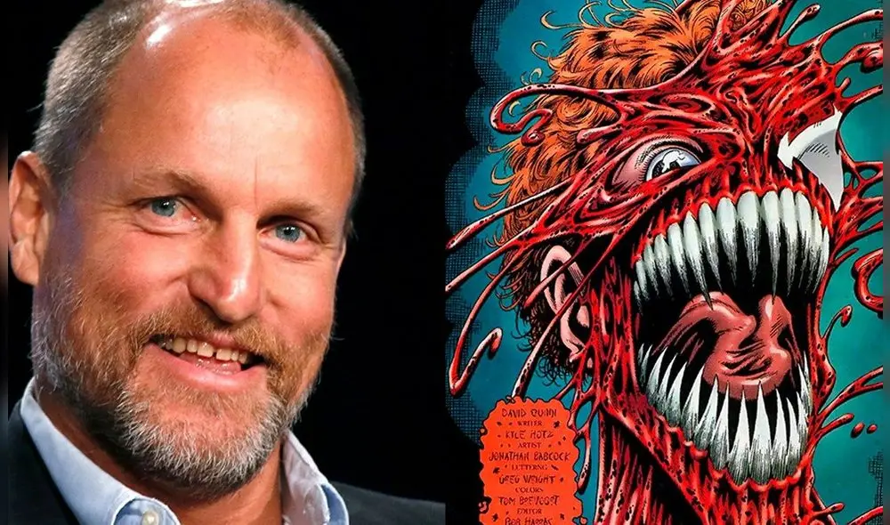 Venom 2: Revelan posibles aspecto de Woody Harrelson como Carnage