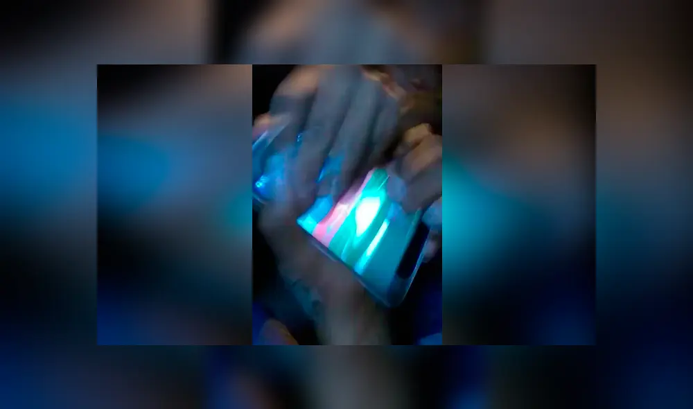 El momento exacto del robo