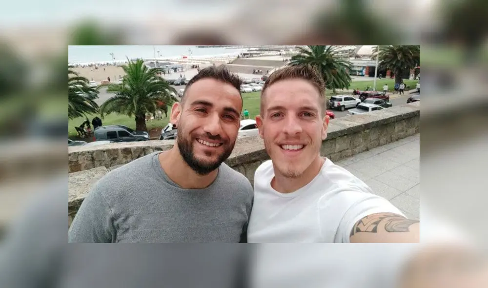 La pareja llegó hasta el balneario por Año Nuevo.