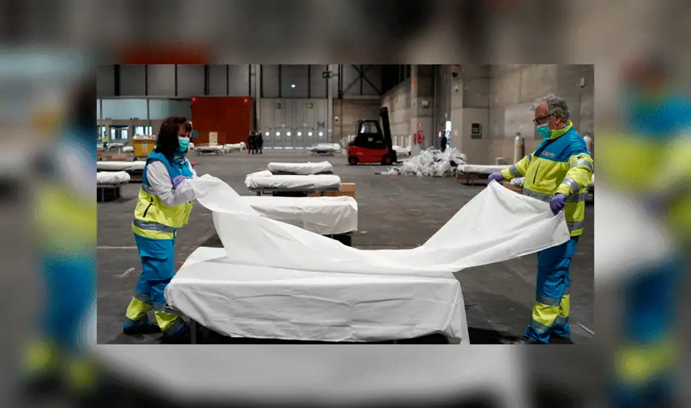 El hospital de campaña de IFEMA va a ser el hospital más grande de España ya con 1.300 camas. El hospital de campaña de IFEMA va a ser el hospital más grande de España ya con 1.300 camas.