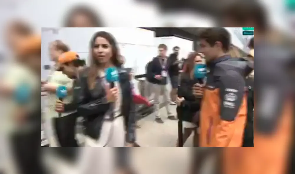 Daniel Ricciardo interrumpió una entrevista a Carlos Sainz para trolearlo de la peor forma.