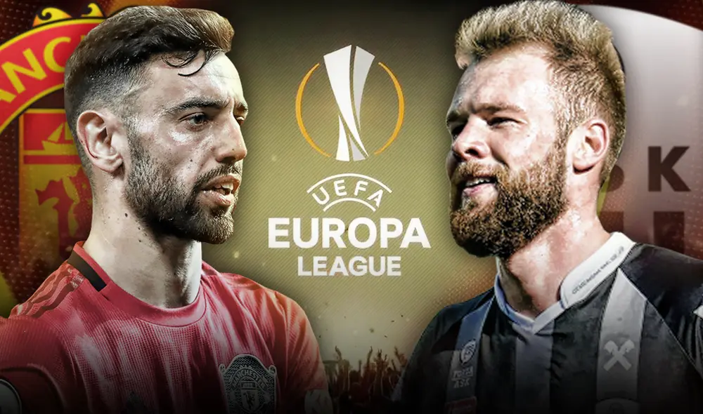 Manchester United vs. Lask por la Europa League. | Foto: Composición de Gerson Cardoso