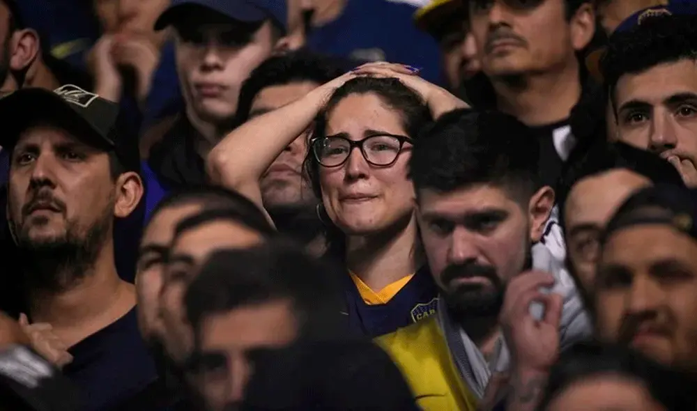Eliminación de Boca Juniors en la Copa Libertadores, provocó lágrimas y desconsuelo en sus hinchas. Eliminación de Boca Juniors en la Copa Libertadores, provocó lágrimas y desconsuelo en sus hinchas.