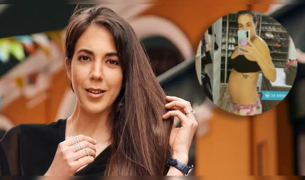 Usuarios de Instagram quedaron en shock a ver el tamaño que tuvo su vientre al finalizar su gestación. (Foto: Composición Instagram) Usuarios de Instagram quedaron en shock a ver el tamaño que tuvo su vientre al finalizar su gestación. (Foto: Composición Instagram)