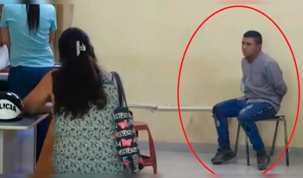 Denunciante no se dejó convencer por llanto de sujeto.