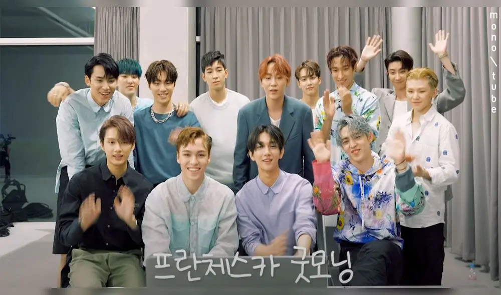 Todo sobre la aparición de SEVENTEEN en MonoTube. Créditos: Canal de YouTube, MonoTube Todo sobre la aparición de SEVENTEEN en MonoTube. Créditos: Canal de YouTube, MonoTube