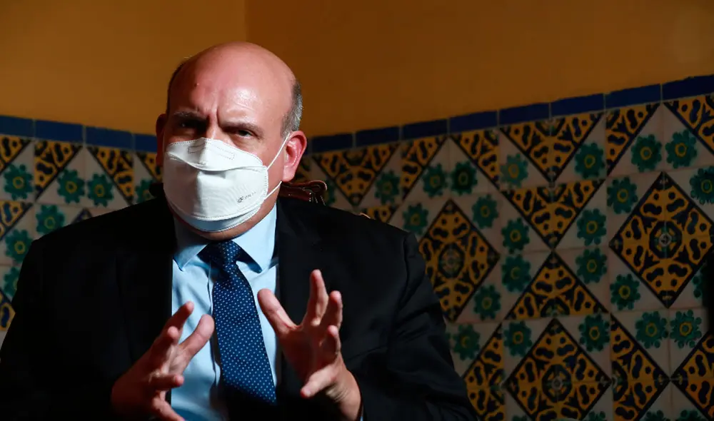 El ministro de Relaciones Exteriores pidió no politizar la compra de vacunas. Foto: John Reyes / La República El ministro de Relaciones Exteriores pidió no politizar la compra de vacunas. Foto: John Reyes / La República