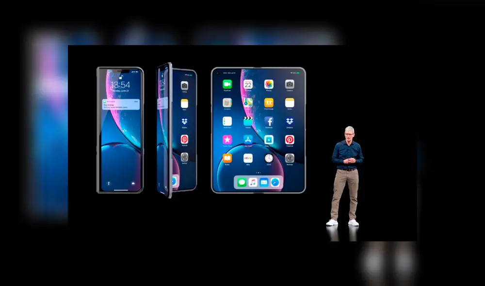 Y asegura que la marca no trabaja en un diseño 'foldable' convencional.