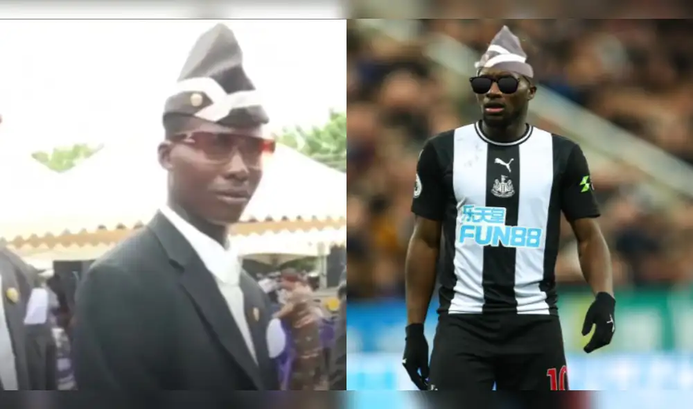 Jugador de Newcastle se convierte en personaje del 'Baile del ataúd'.