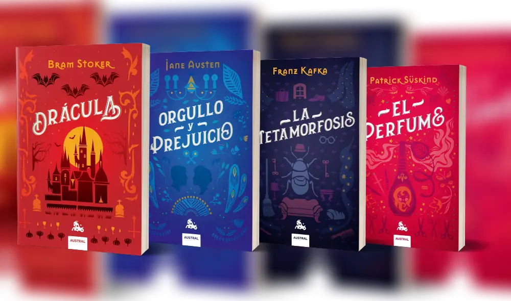 Portadas de algunos títulos de la colección de libros clásicos. Portadas de algunos títulos de la colección de libros clásicos.
