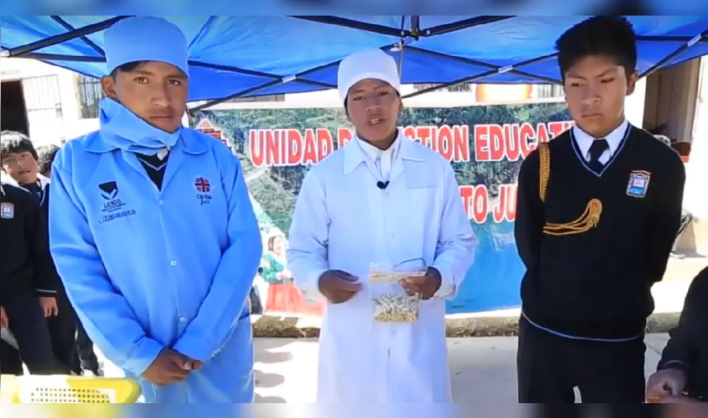 Escolares de Puno producen "chizitos" de cañihua para combatir la anemia [VIDEO]