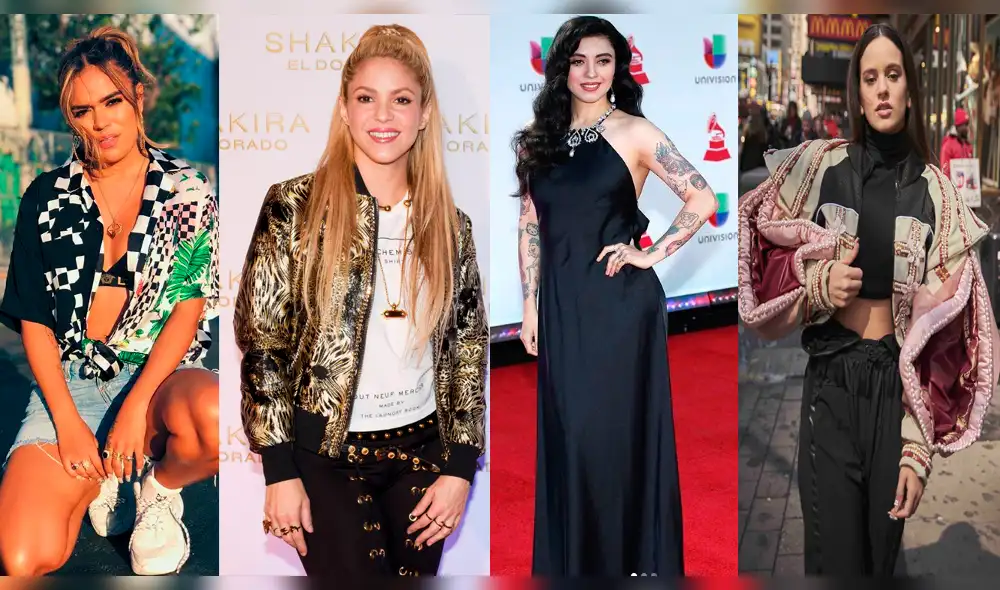Karol G, Mon Laferte, Rosalía y Shakira se enfrentan en los Latin Billboard 2019 [FOTOS]