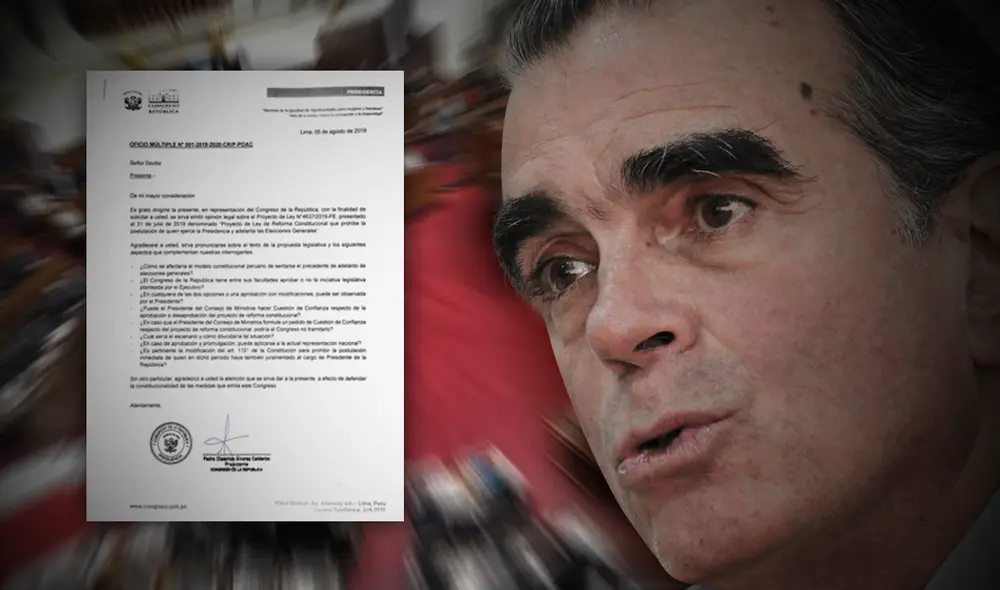 Olaechea envió documento a constitucionalistas. Foto: La República