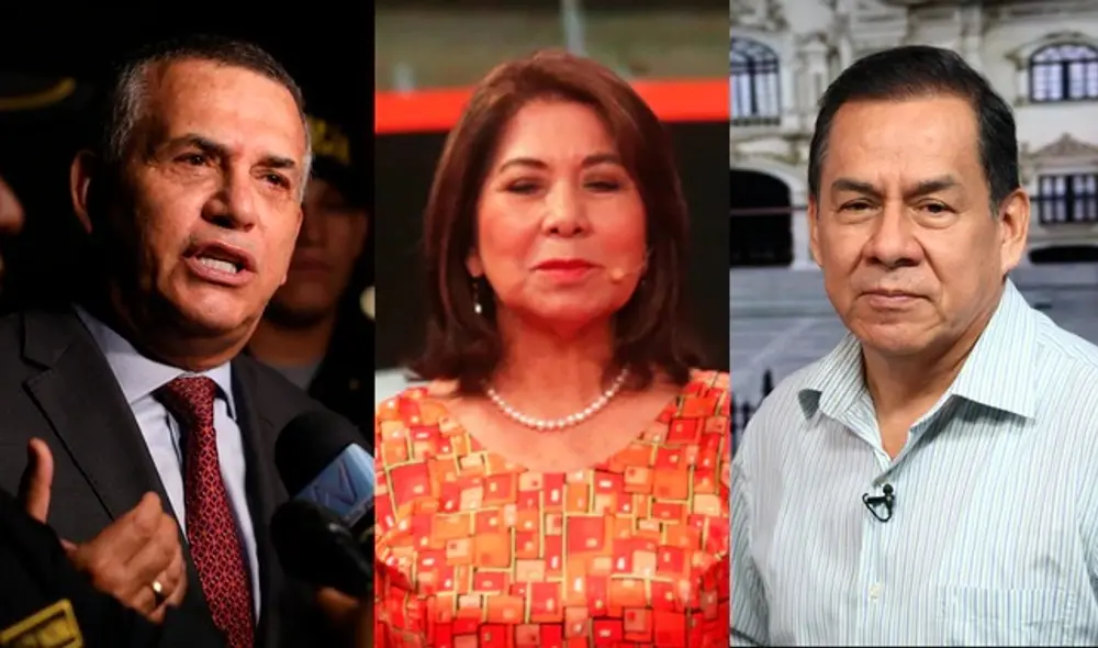 Daniel Urresti, Martha Chávez y José Vega