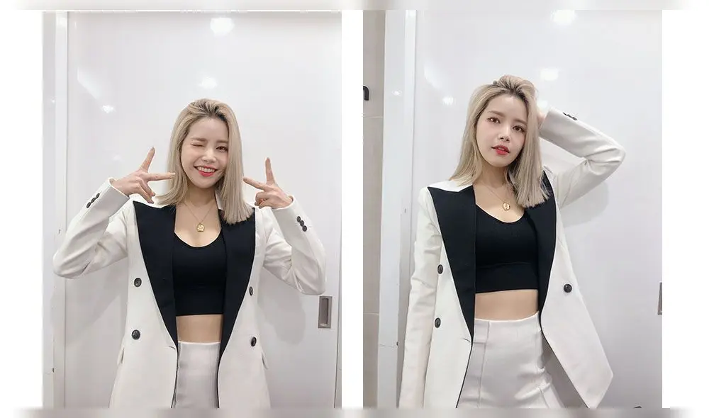 Solar es una de las cuatro integrantes del reconocido grupo MAMAMOO. Solar es una de las cuatro integrantes del reconocido grupo MAMAMOO.