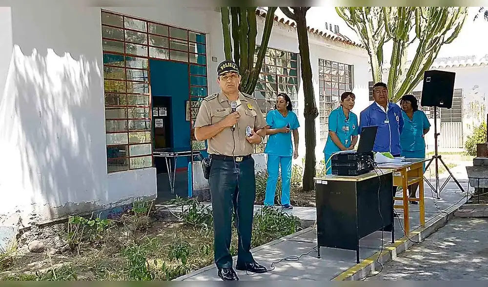 Aclaración. General Zanabria dejó en claro la función policial en el valle de Tambo.