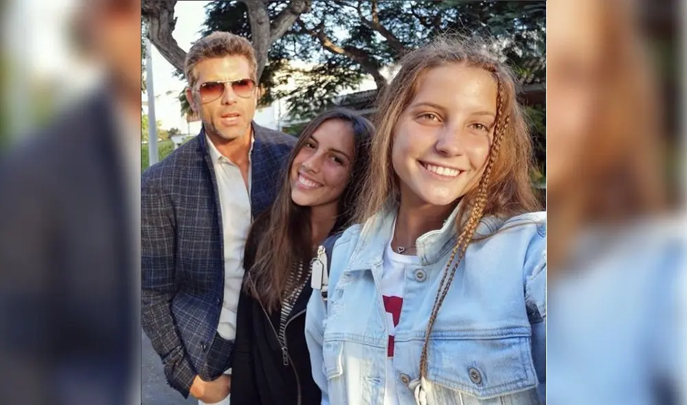 Christian Meier muestra a sus hijas