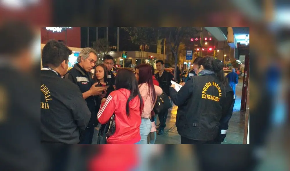 Once extranjeros fueron retenidos al no poder acreditar su situación regular en territorio peruano. (Foto: Difusión)