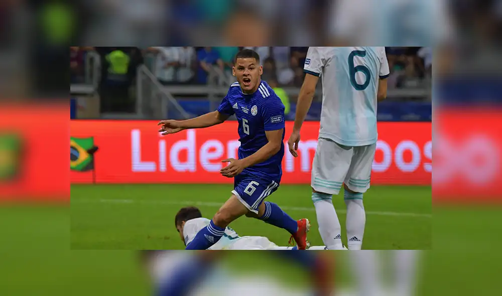 Argentina vs. Paraguay: Richard Sánchez marcó el 1-0 en partido por Copa América 2019. | Foto: EFE / AFP