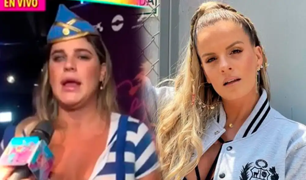 En el pasado, Macarena Vélez tuvo un sonado romance con Said Palao, ahora pareja de Alejandra Baigorria. Foto: composición/captura Willax/Alejandra Baigorria/Instagram