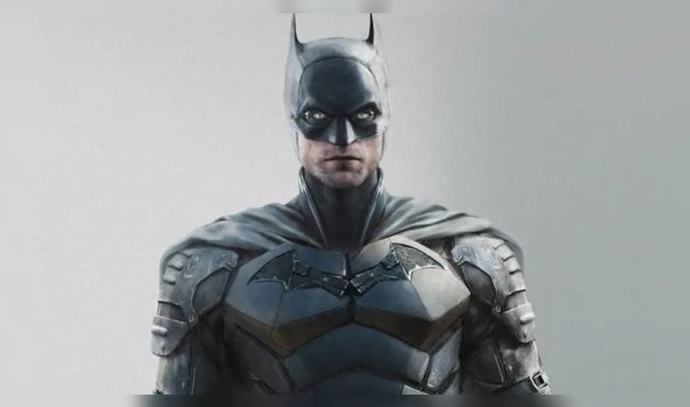 Fan art de The Batman mostrando cómo podría lucir Robert Pattinson. La película se estrena el 1 de octubre de 2021. Créditos: difusión