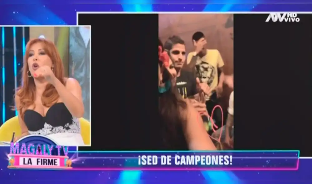 Magaly Medina ‘ampaya’ a jugadores de la ‘U’ antes de la Liga 1 [VIDEO]