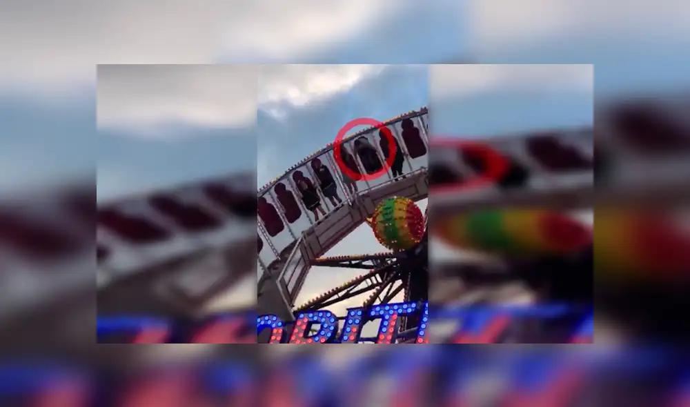 YouTube: impactante momento en que juego mecánico falla y niño casi cae al vacío [VIDEO]