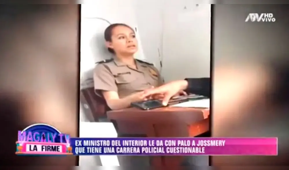 Exponen fallidos intentos de ascenso de Jossmery Toled en la PNP. Foto: Captura Exponen fallidos intentos de ascenso de Jossmery Toled en la PNP. Foto: Captura