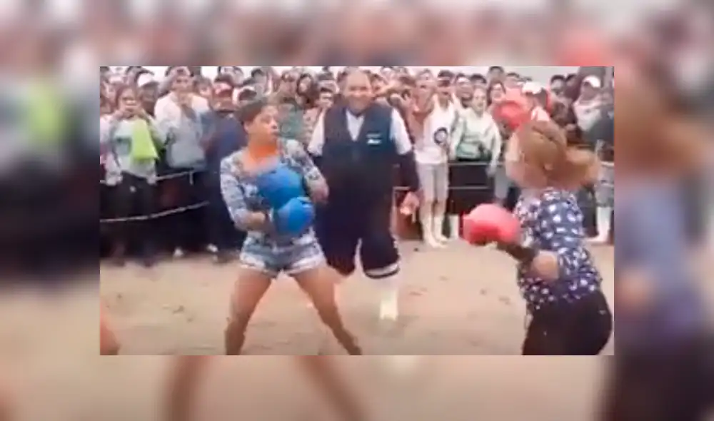Facebook viral: increíble pelea de boxeo entre peruana y venezolana enfada a usuarios [VIDEO]