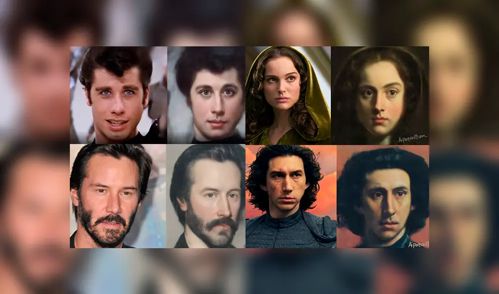 Así funciona AI Portraits, la página que convierte rostros en retratos de pintura clásica.