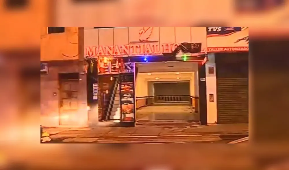 Sujetos se registraron a las 8 de la noche y horas después salieron de sus habitaciones para cometer el atraco. (Foto: Captura de video / Latina Noticias)